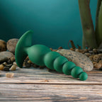 Gender X THE RATTLER - Green 17 cm USB Rechargeable Vibrating and Twirling Anal Plug - Hush Store Sydney 