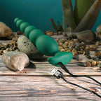 Gender X THE RATTLER - Green 17 cm USB Rechargeable Vibrating and Twirling Anal Plug - Hush Store Sydney 