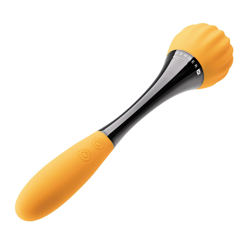 Gender X SUNFLOWER - Yellow 20 cm USB Rechargeable Massage Wand - Hush Store Sydney 