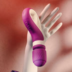 Gender X HANDLE IT - Purple/White USB Rechargeable Massager Wand - Hush Store Sydney 