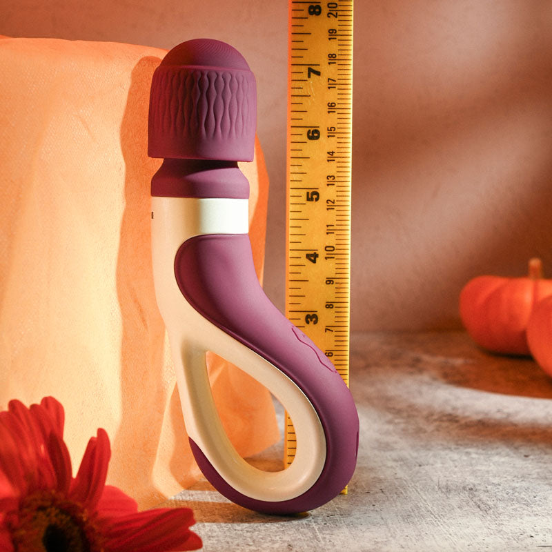 Gender X HANDLE IT - Purple/White USB Rechargeable Massager Wand - Hush Store Sydney 