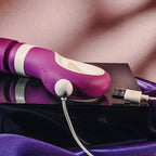 Gender X HANDLE IT - Purple/White USB Rechargeable Massager Wand - Hush Store Sydney 