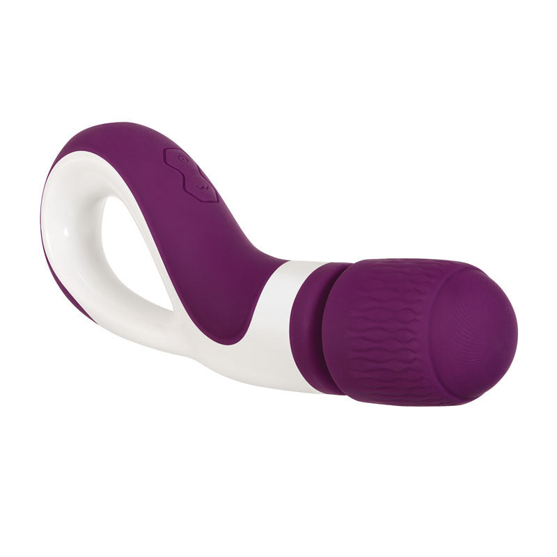 Gender X HANDLE IT - Purple/White USB Rechargeable Massager Wand - Hush Store Sydney 