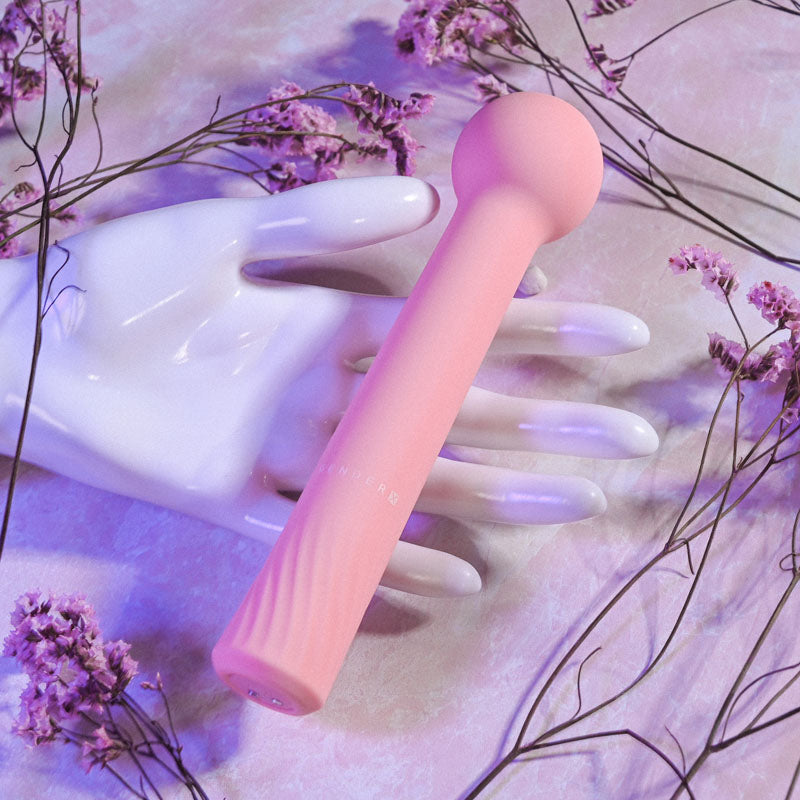 Gender X FLEXI WAND - Pink 16.6 cm USB Rechargeable Vibrator - Hush Store Sydney 
