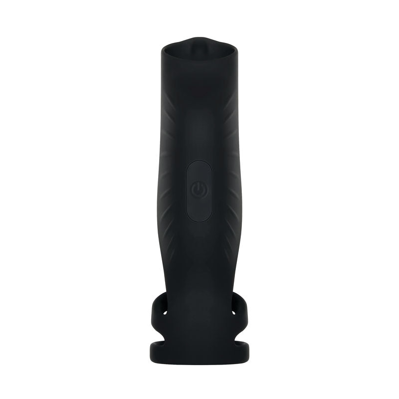 Gender X ROCKETEER - Black USB Rechargeable Vibrating Penis Sleeve - Hush Store Sydney 