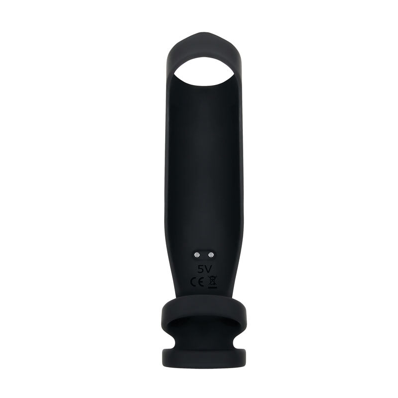 Gender X ROCKETEER - Black USB Rechargeable Vibrating Penis Sleeve - Hush Store Sydney 