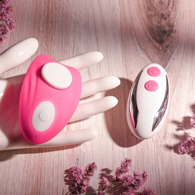 Gender X UNDER THE RADAR - Pink USB Rechargeable Panty Vibe - Hush Store Sydney 