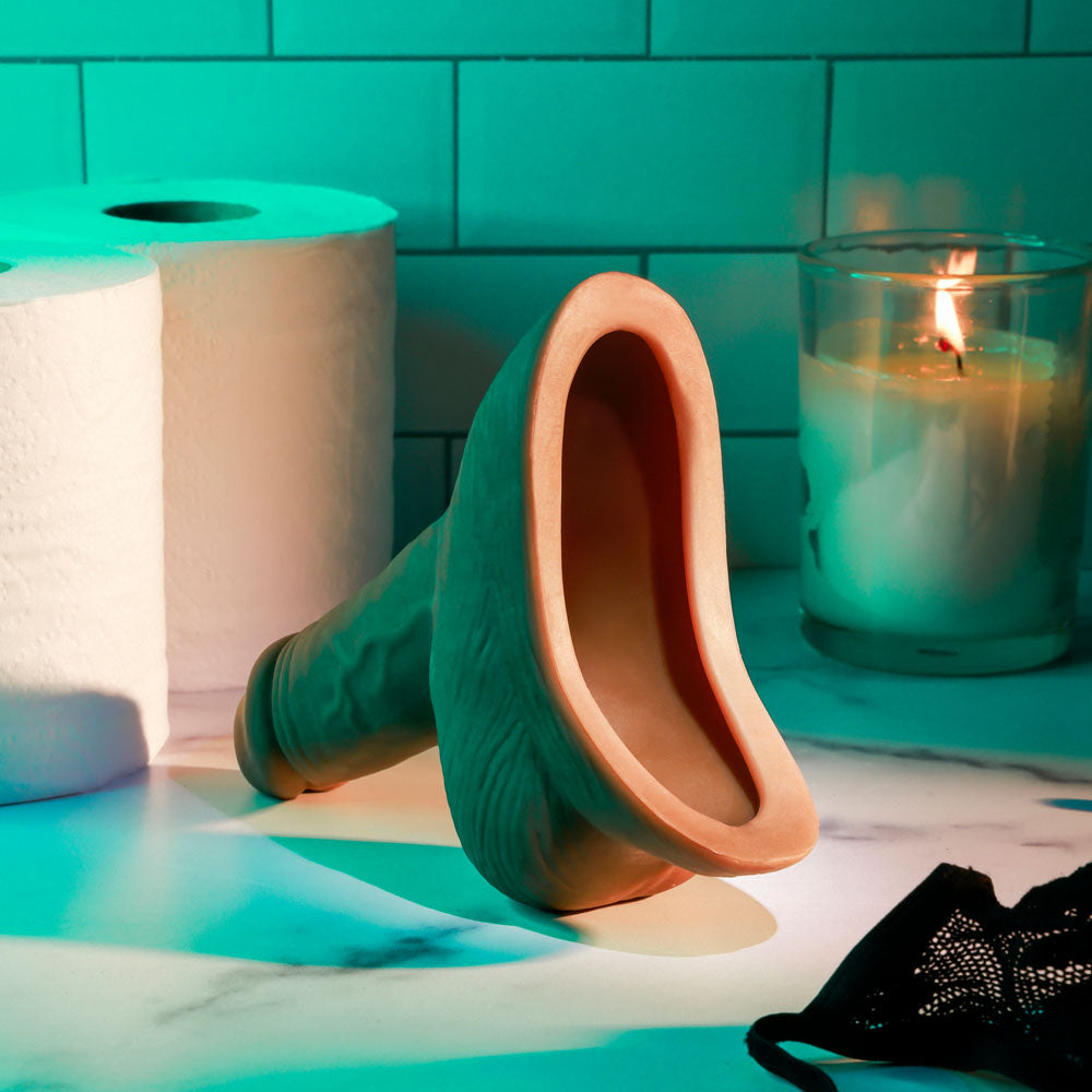 Gender X STAND TO PEE - Dark - Brown Realistic Stand-To-Pee Funnel - Hush Store Sydney 