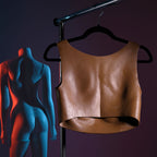 Gender X UNDERGARMENTS - PLATE C-CUP - Dark - Brown Wearable Breasts - C-Cup Size - Hush Store Sydney 