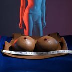 Gender X UNDERGARMENTS - PLATE C-CUP - Dark - Brown Wearable Breasts - C-Cup Size - Hush Store Sydney 