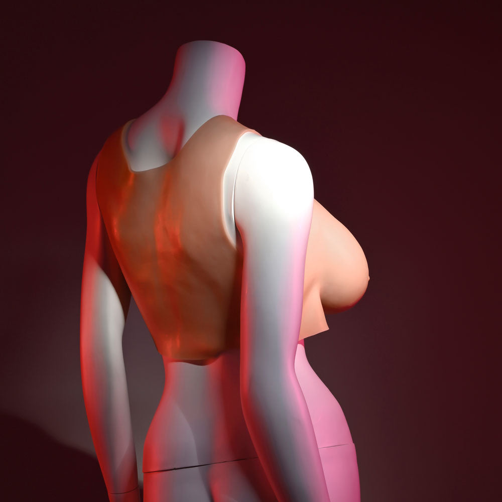 Gender X UNDERGARMENTS - PLATE D-CUP - Light - Flesh Wearable Breasts - D-Cup Size - Hush Store Sydney 