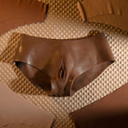 Gender X UNDERGARMENTS - BRIEFS - Dark - Brown Wearable Vagina Briefs - Hush Store Sydney 
