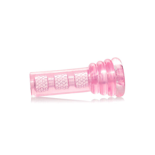 Adam & Eve SUPER HEAD HONCHO - Pink Oral Stroker - Hush Store Sydney 