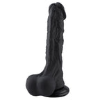 Hismith Huge Black 31.5 cm Dildo with Kliclok - Black 31.5 cm Dildo with Kliclok Machine Attachment