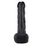 Hismith Huge Black 31.5 cm Dildo with Kliclok - Black 31.5 cm Dildo with Kliclok Machine Attachment