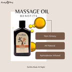 EB Hemp Seed Massage Oil GRAPEFRUIT SANDALWOOD - 250 ml - Grapefruit Sandalwood Scented Massage Oil - 250 ml Bottle
