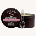Hemp Seed 3-In-1 Massage Candle - Zen Berry Rose (Blackberry, Yellow Rose & Amber) - 170 g - Hush Store Sydney 