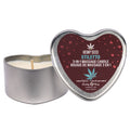 EB Hemp Seed 3 in 1 Massage Heart Candle - Stiletto - Stiletto (Flowering Sage, Wildflower Honey, Creamy Sandalwood) - 113 g - Hush Store Sydney 