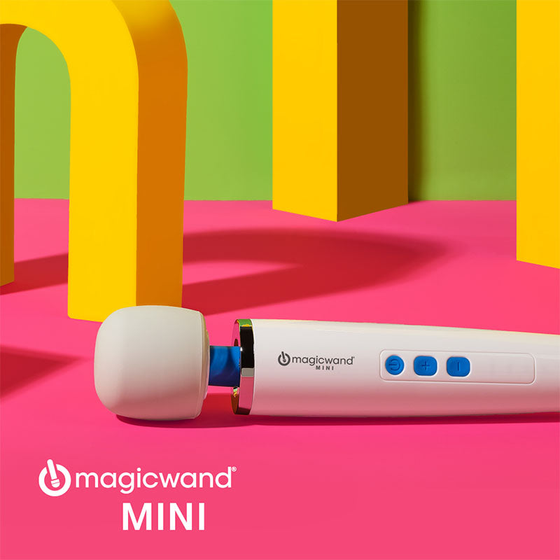 Magic Wand Mini - White Rechargeable Massage Wand - Hush Store Sydney 