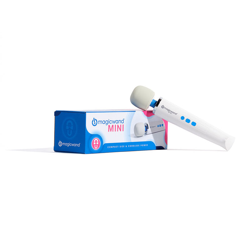 Magic Wand Mini - White Rechargeable Massage Wand - Hush Store Sydney 