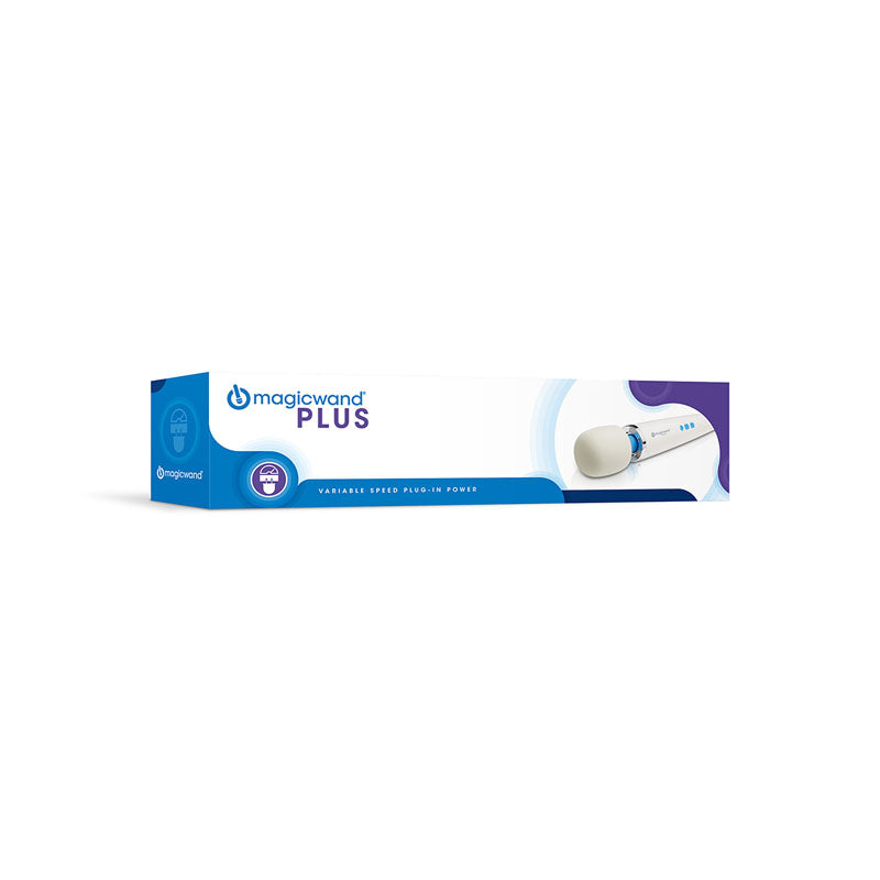 Magic Wand Plus - White Mains Powered Massage Wand - Hush Store Sydney 