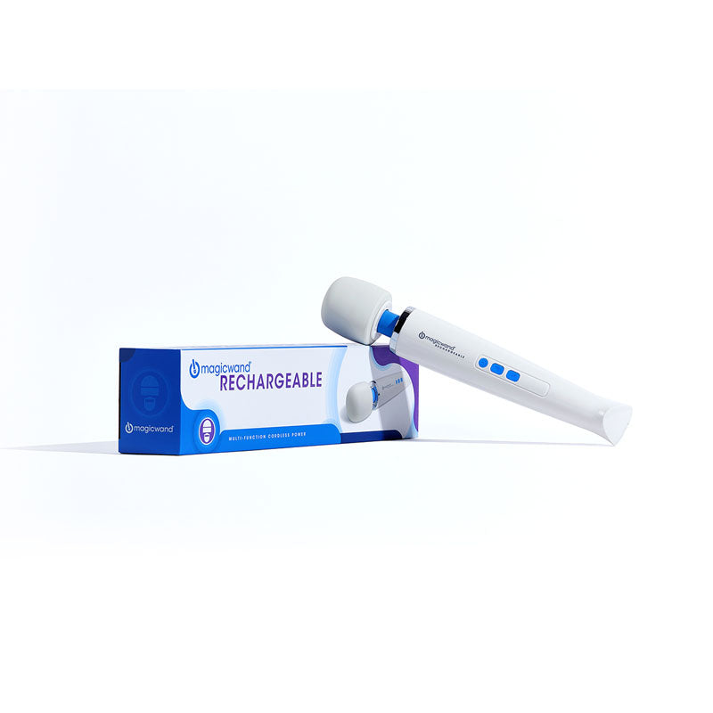 Magic Wand Rechargeable - White Rechargeable Massage Wand - Hush Store Sydney 