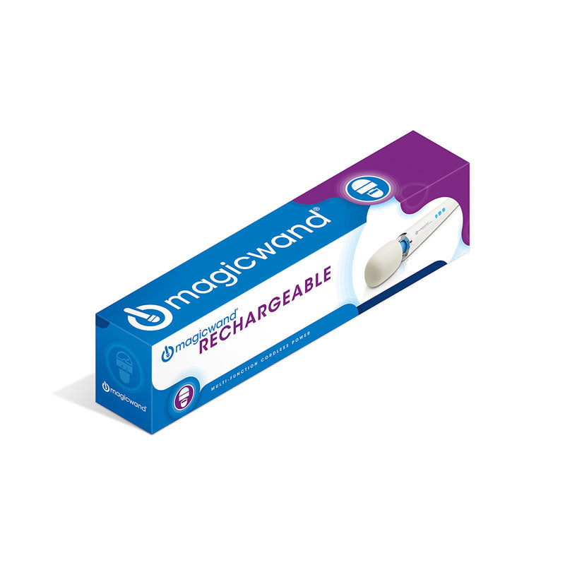 Magic Wand Rechargeable - White Rechargeable Massage Wand - Hush Store Sydney 