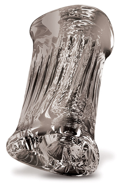 Adam & Eve Adam's 3-Way Stroker - Clear Triple Hole Stroker - Hush Store Sydney 