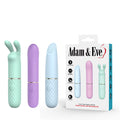 Adam & Eve TRIPLE PLEASURES - Coloured USB Rechargeable Vibrators - Set of 3 - Hush Store Sydney 