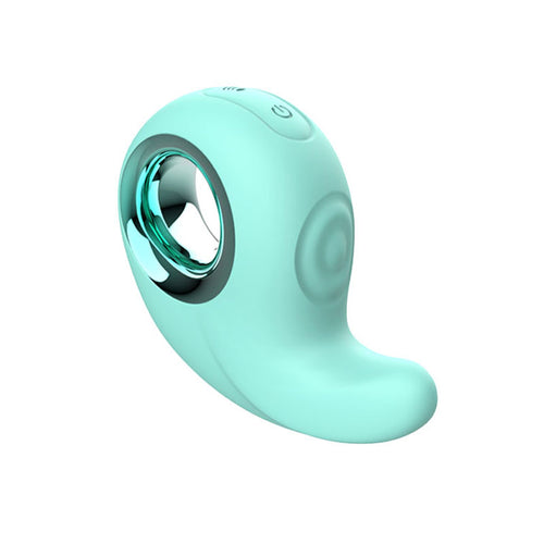Adam & Eve CURVY CUTIE PLEASURE COMBO - Teal USB Rechargeable Tapping Stimulator - Hush Store Sydney 