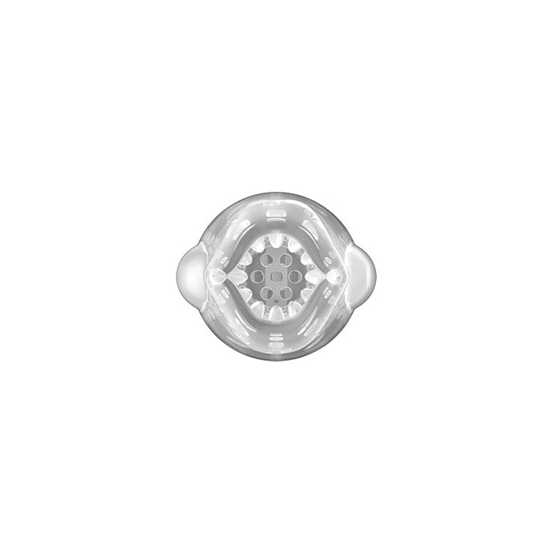 Adam & Eve Adam's Gawk Gawk 3.0 - Clear USB Rechargeable Thrusting, Rotating & Vibrating Masturbator - Hush Store Sydney 
