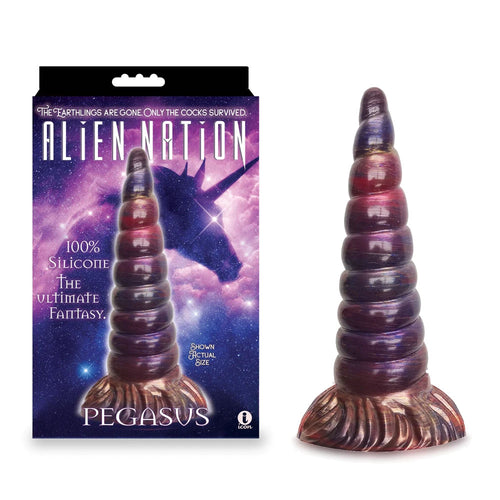 Alien Nation - Pegasus - Metallic Coloured 20.3 cm Unicorn Fantasy Dong - Hush Store Sydney 