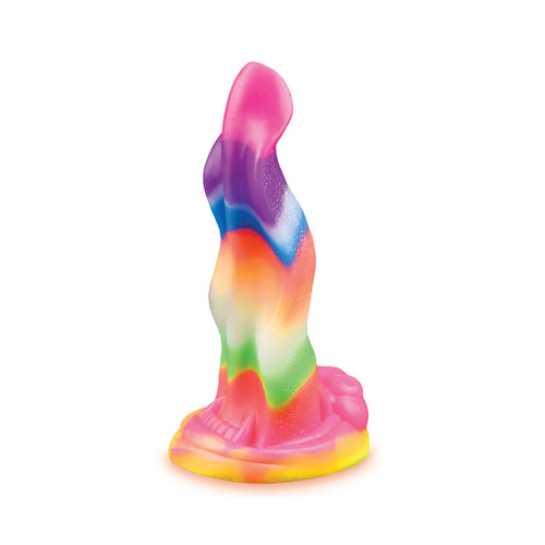 Alien Nation - Lick Of The Lair - Glow in Dark Rainbow 17.8 cm Fantasy Dong - Hush Store Sydney 