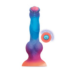 Alien Nation - Glo-Spot - Glow In Dark Coloured 21.6 cm USB Rechargeable Vibrating Fantasy Dong