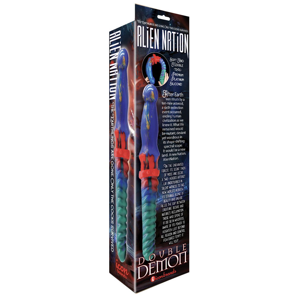 Alien Nation - Double Demon - Coloured 35 cm Fantasy Double Dildo