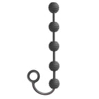 S-Drops Silicone Anal Beads - Black Anal Beads - Hush Store Sydney 