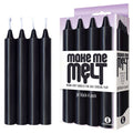 Make Me Melt Drip Candles - Black - Jet Black Drip Candles - 4 Pack - Hush Store Sydney 