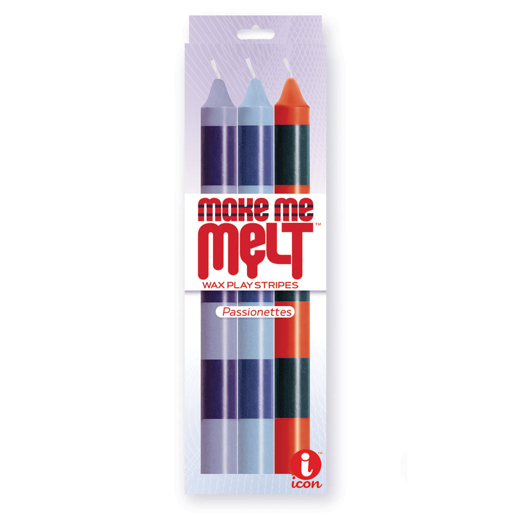 The 9's Make Me Melt Drip Candle 3-Pk