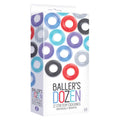 Baller's Dozen - Smooth - Individually Wrapped Cock Rings - Pack of 12 - Hush Store Sydney 