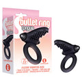 S-Bullet Ring - Tongue - Black Vibrating Cock Ring - Hush Store Sydney 