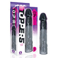 The 9's Toppers - Black 7.6 cm (3'') Penis Extension Sleeve - Hush Store Sydney 