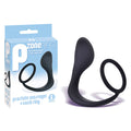 The 9's P-Zone Cock Ring - Black Anal Plug with Cock Ring - Hush Store Sydney 