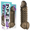 The 9's Toppers Open Ended - Smoke Penis Extension Sleeve - Hush Store Sydney 