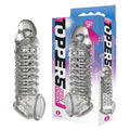 The 9's Toppers Open Ended - Clear Penis Extension Sleeve - Hush Store Sydney 