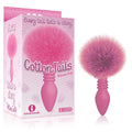 The 9's Cottontails, Ribbed Pink - Pink Butt Plug with Bunny Tail - Hush Store Sydney 
