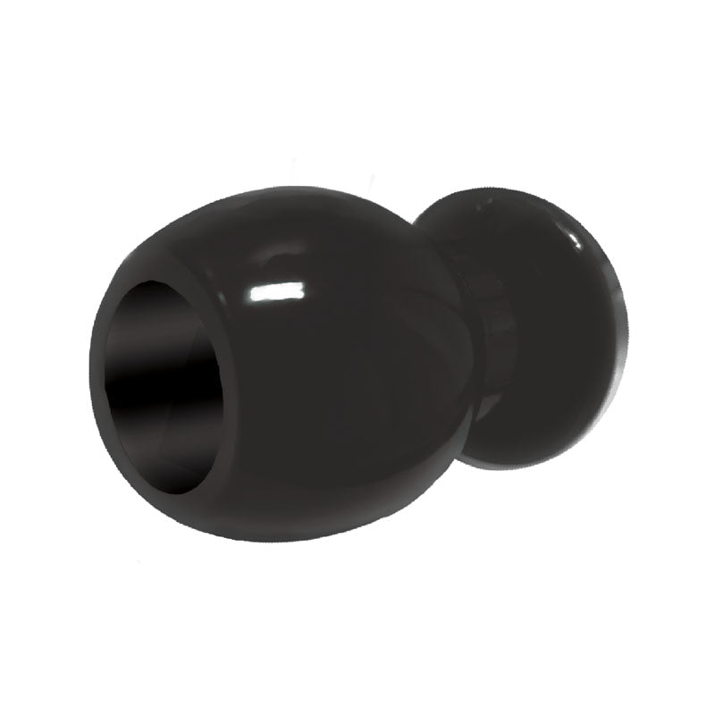 The 9's Port Hole, Hollow Butt Plug - Black Hollow Butt Plug - Hush Store Sydney 