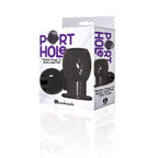 The 9's Port Hole, Hollow Butt Plug - Black Hollow Butt Plug - Hush Store Sydney 