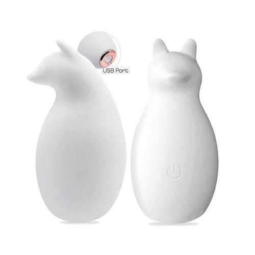 Buzzy Buddy, Sexy Like A Fox - White - White USB Rechargeable Stimulator - Hush Store Sydney 