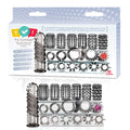 Try-Curious Cock Ring & Sleeve Set - Clear - 15 Piece Set - Hush Store Sydney 