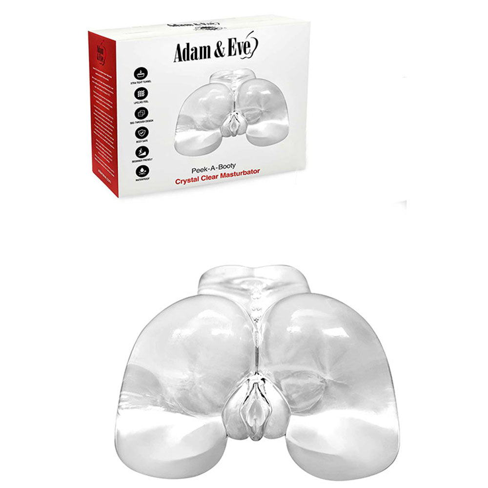 Adam & Eve PEEK A BOOTY - Clear Doggy Style Masturbator - Hush Store Sydney 